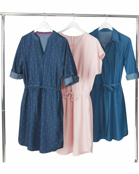 Avenue Ladies' Blue Denim Dress