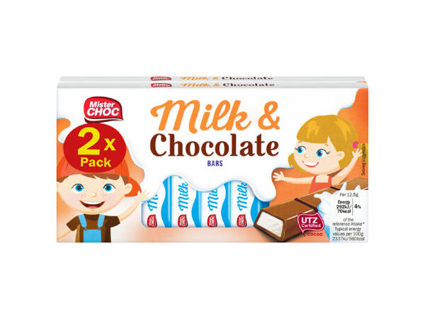 Mister Choc Milk & Chocolate Bars
