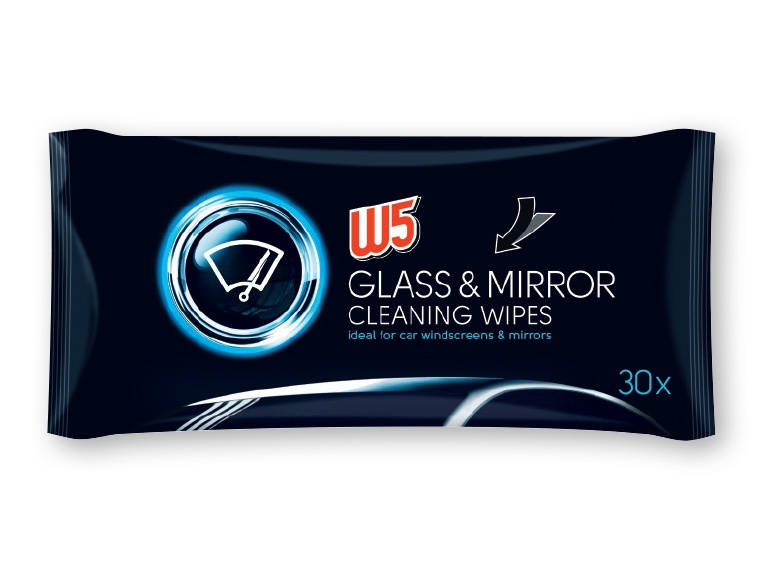 W5 Glass & Mirror Cleaning Wipes
