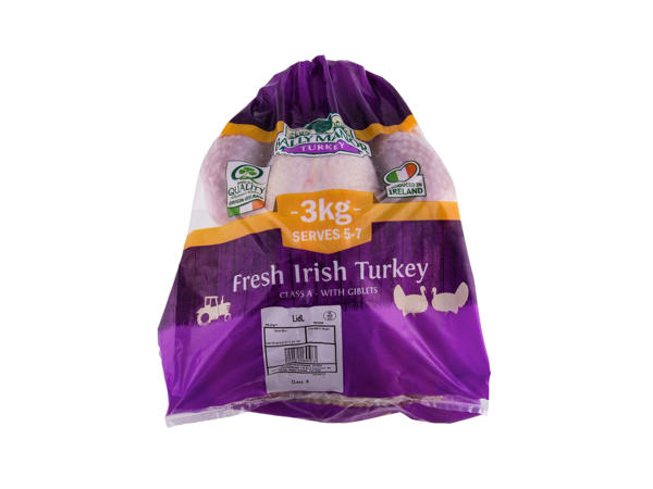 Fresh Irish Whole Turkey 3kg