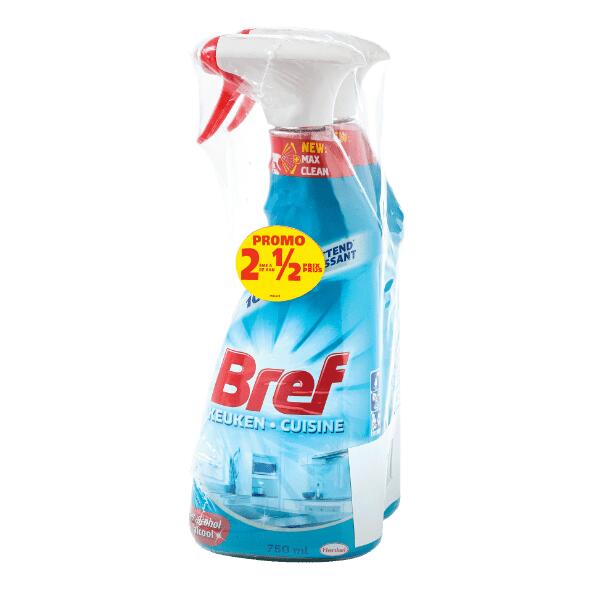 Spray pour cuisine ou salle de bains Bref, 2 pcs