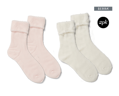 Ladies' Bed Socks 2pk