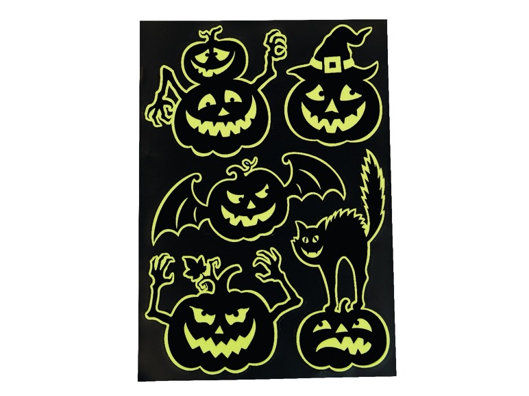 "Glow in the dark" Stickers or Halloween "Pop ups"