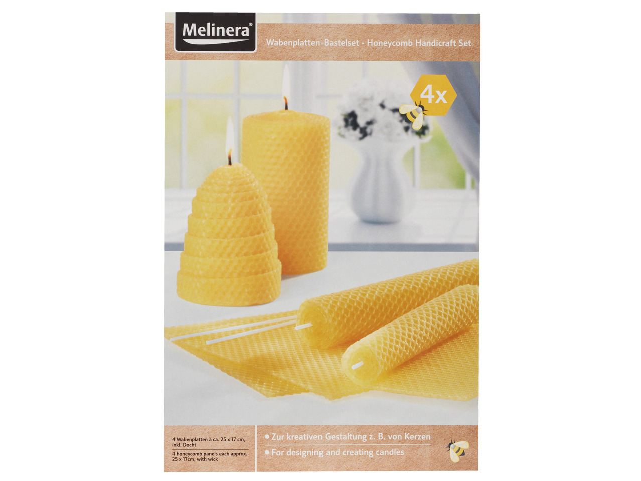 MELINERA Beeswax Candles