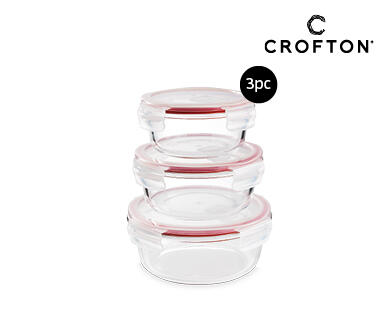 Glass Storage Containers 3pc Set