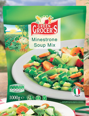 Assortiment de 15 variétés de légumes pour soupe minestrone