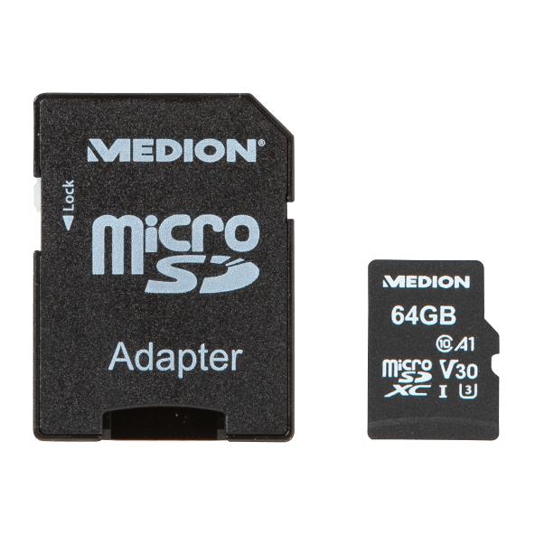 MicroSDXC-geheugenkaart van 64 GB
