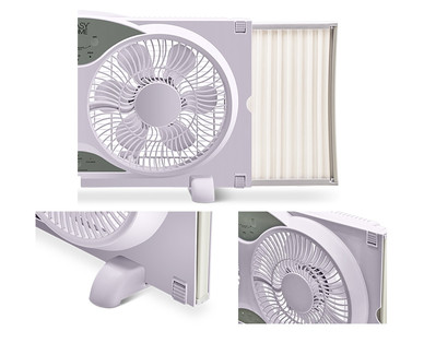 Easy Home Twin Window Fan With Remote