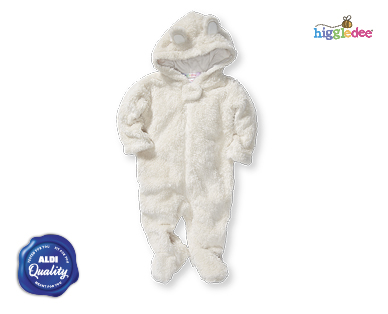 BABY FUR COVERALL WITH EARS