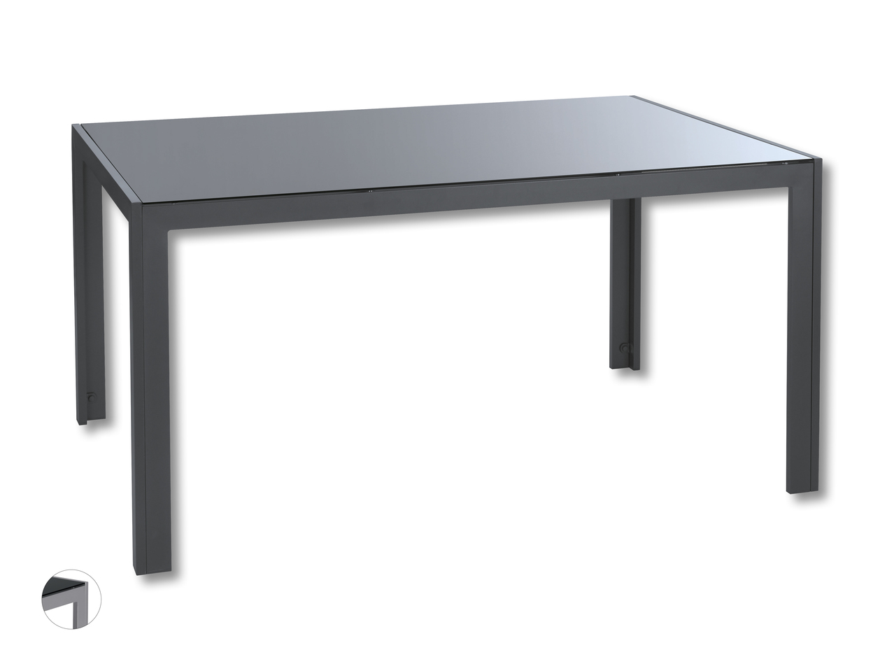 Tavolo da giardino in alluminio