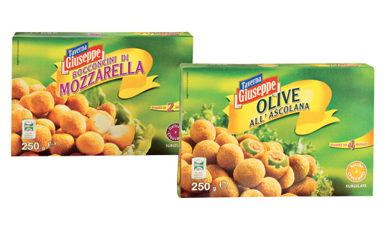 Boulettes de mozzarella ou olives farcies panées