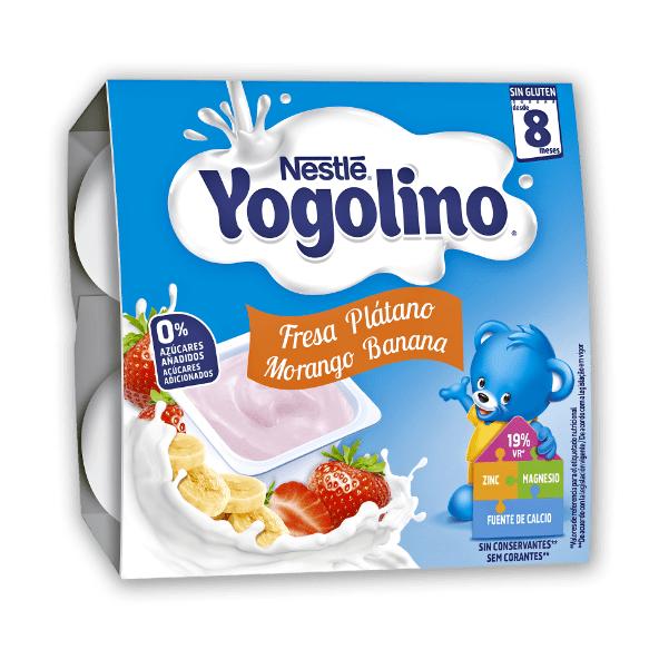 Yogolino Alimento Lácteo Morango e Banana 0% Açúcares Nestlé