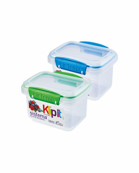 Blue/Green 400ml Containers 2 Pack