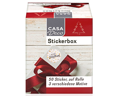 CASA Deco Stickerbox, 50 Stück