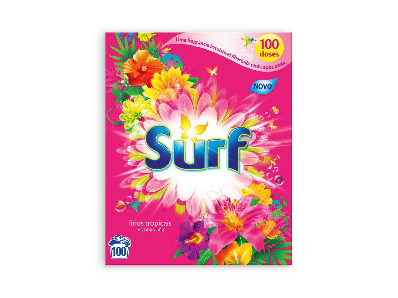 SURF(R) Detergente de Máquina em Pó Tropical