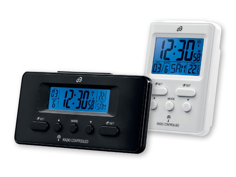 Auriol(R) Radio-Controlled Alarm Clock