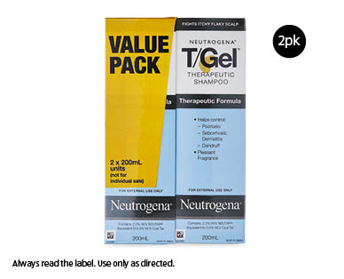 Neutrogena T/Gel Shampoo Value Pack 2 x 200ml
