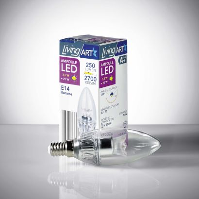 Ampoule LED 250 Lm flamme