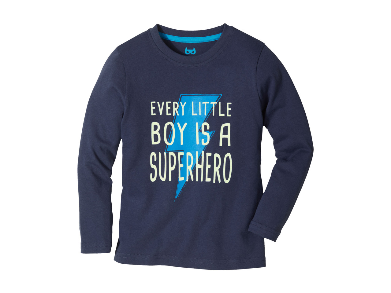 Boys' "Glow in the Dark" Long-Sleeved Tops, 2 pieces