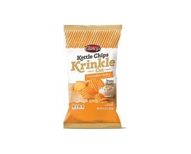 Clancy's Buffalo Blue Cheese or Horseradish Cheddar Krinkle Cut Kettle Chips