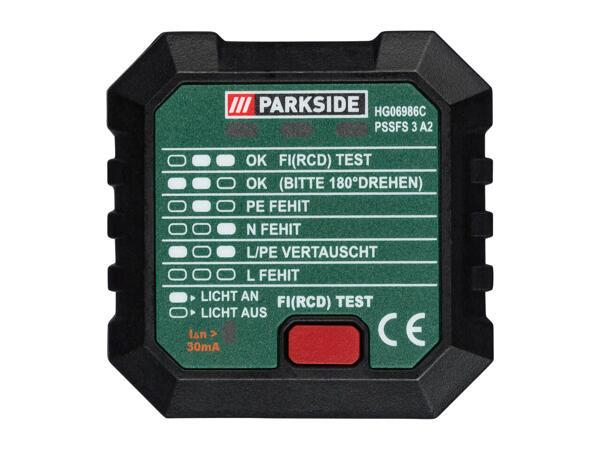 Parkside Non-Contact Voltage Tester, Satellite Finder or Socket Tester
