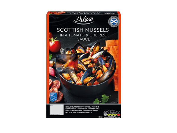 Scottish Mussels In Tomato & Chorizo Sauce