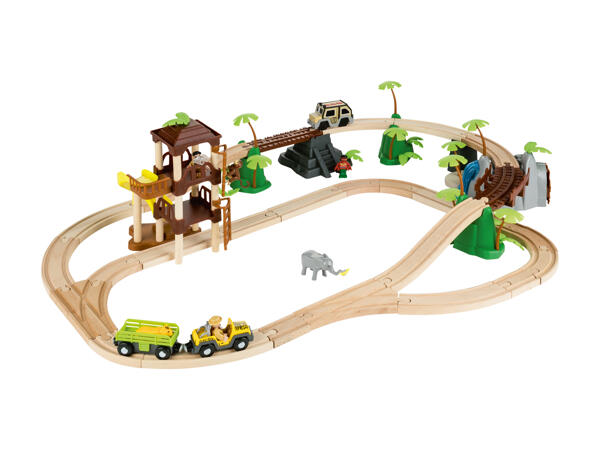 Eisenbahn-Set Dschungel, 47-teilig