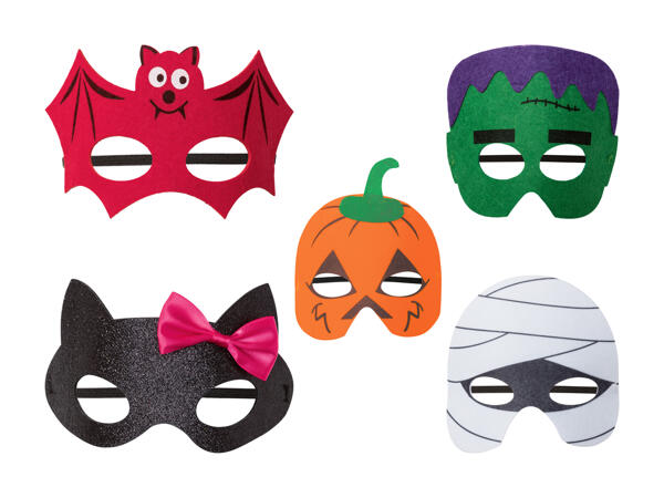 Maschera di Halloween da bambini in feltro