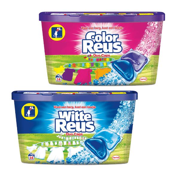 Witte Reus of Color Reus duo-caps