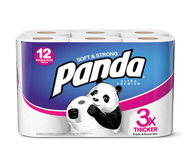 Panda 12 Double Roll Bath Tissue