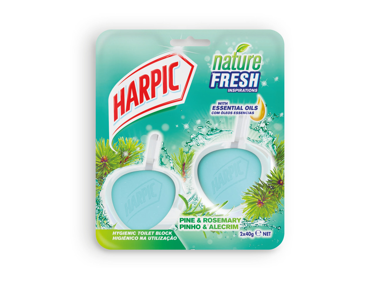 HARPIC(R) Blocos Duo Nature Fresh Pinho