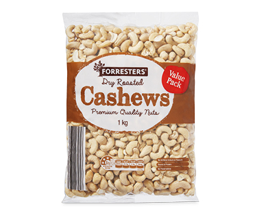 Dry Roasted Cashews 1kg