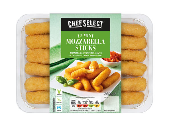 Chef Select 12 Mini Mozzarella Sticks