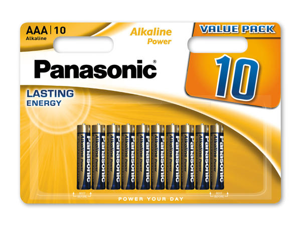 Panasonic alkalinebatterier