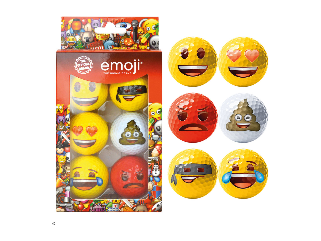 Emoji Golf Balls1