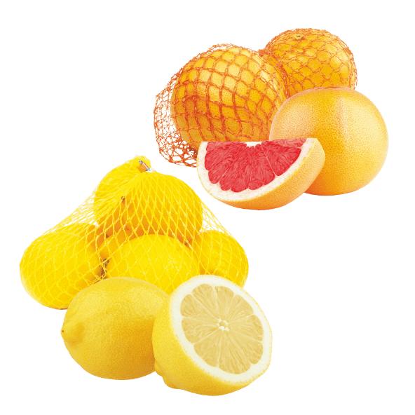Grapefruits en citroenen