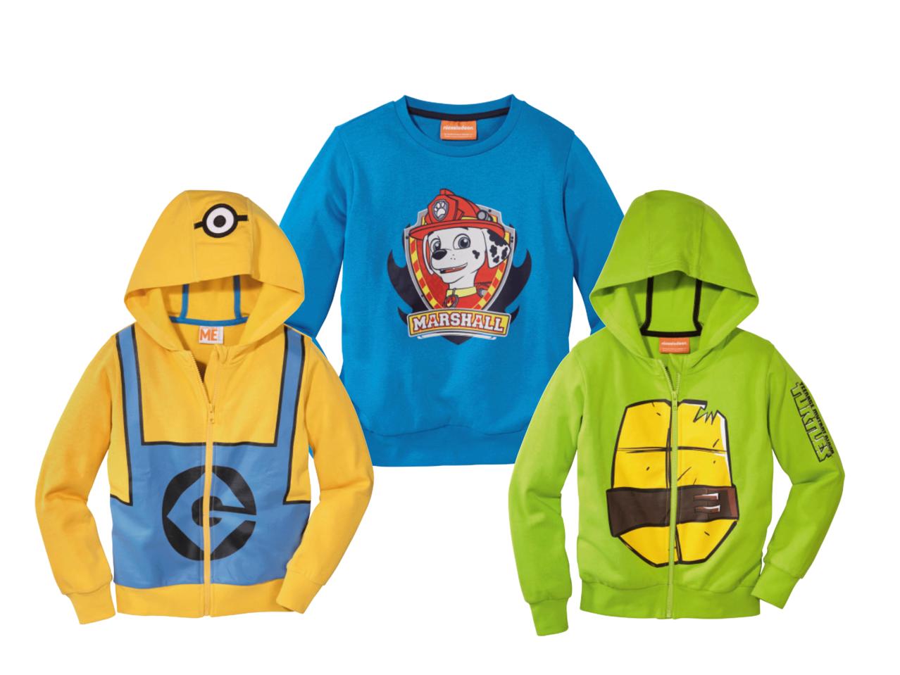 Kids Character Sweat Jacket/Sweatshirt
