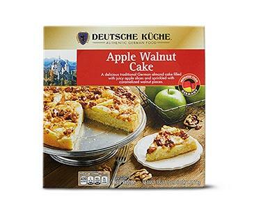 Deutsche Küche German Cakes Apple Walnut or Bienenstich