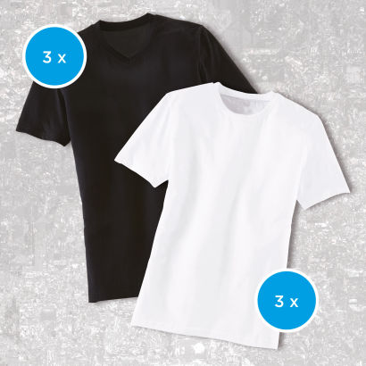 T-shirts pour hommes, 3 pcs.