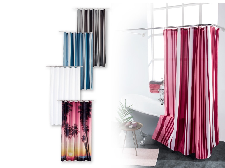 MIOMARE Shower Curtain 180 x 200cm