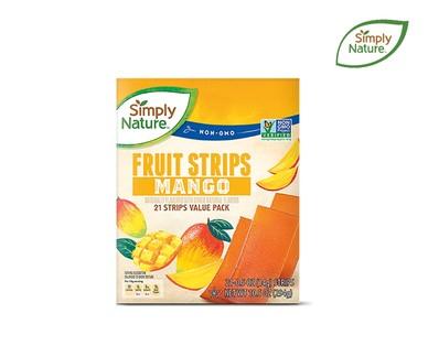 Simply Nature Mango or Wild Berry Fruit Strips