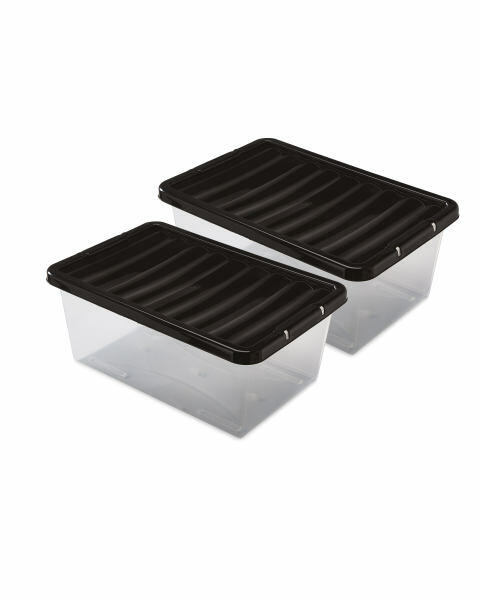 12L Storage Boxes 2 Pack