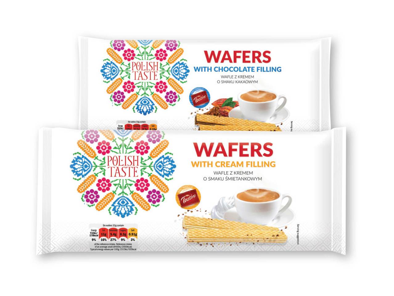 POLISH TASTE Wafers with Cream/ Chocolate Filling