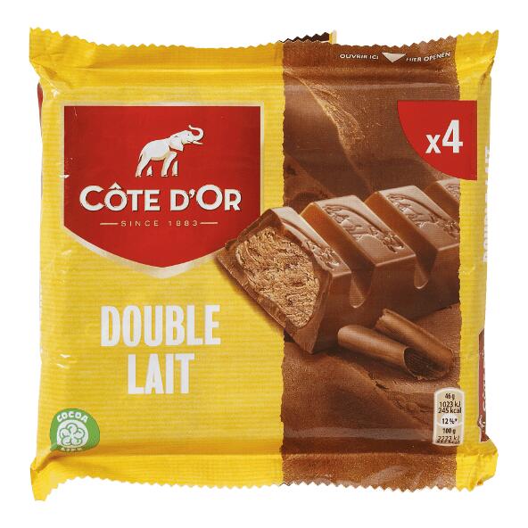 Tablettes de chocolat Côte d'Or, 4 pcs