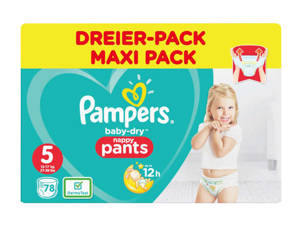 Couches Pampers baby-dry pants taille 5
