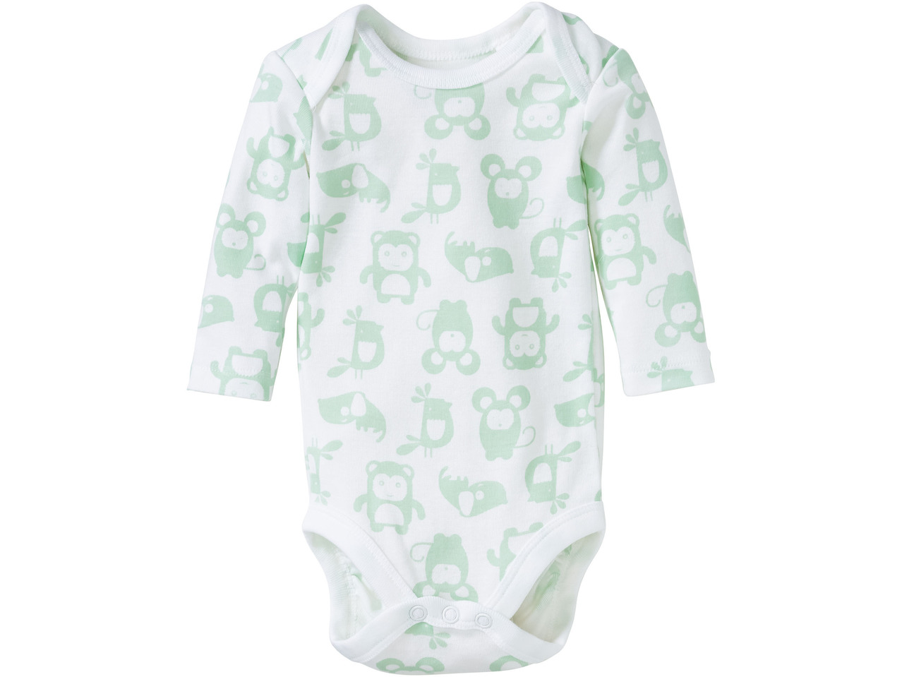 Baby Long-Sleeve Bodysuits, 5 pieces