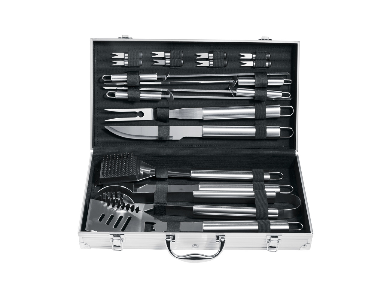 Florabest Stainless Steel Barbecue Tool Set1