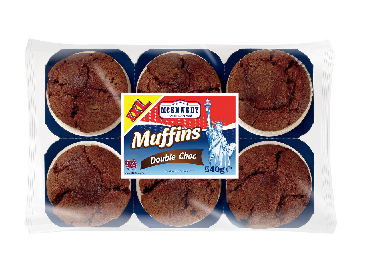 6 Muffins aux pépites de chocolat1