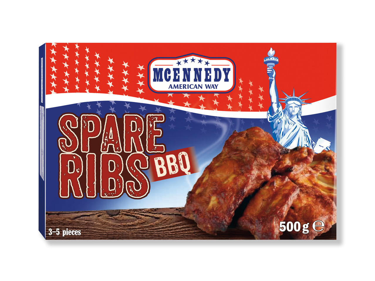 MCENNEDY Spareribs BBQ eller hot.