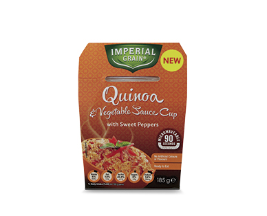 Quinoa & Vegetable Sauce Cup 185g - Sweet Peppers
